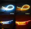 Trending Hub Universal Bike Strip Light – Dual Color Turn Signal (Yellow & White) --- Product Description: Upgrade your bike’s style and safety with the Trending Hub Universal Bike LED Strip Light – designed for all bike models and perfect for both st
