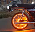 Trending Hub Universal Bike Strip Light – Dual Color Turn Signal (Yellow & White) --- Product Description: Upgrade your bike’s style and safety with the Trending Hub Universal Bike LED Strip Light – designed for all bike models and perfect for both st